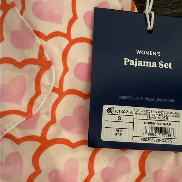 Roller Rabbit x Target Women’s Geo Hearts Short Pajama Set-XS,S,M-NWT - Picture 4 of 8